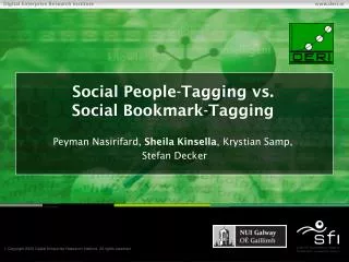 Social People-Tagging vs. Social Bookmark-Tagging
