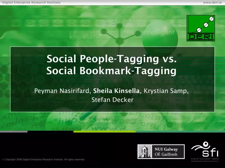 social people tagging vs social bookmark tagging