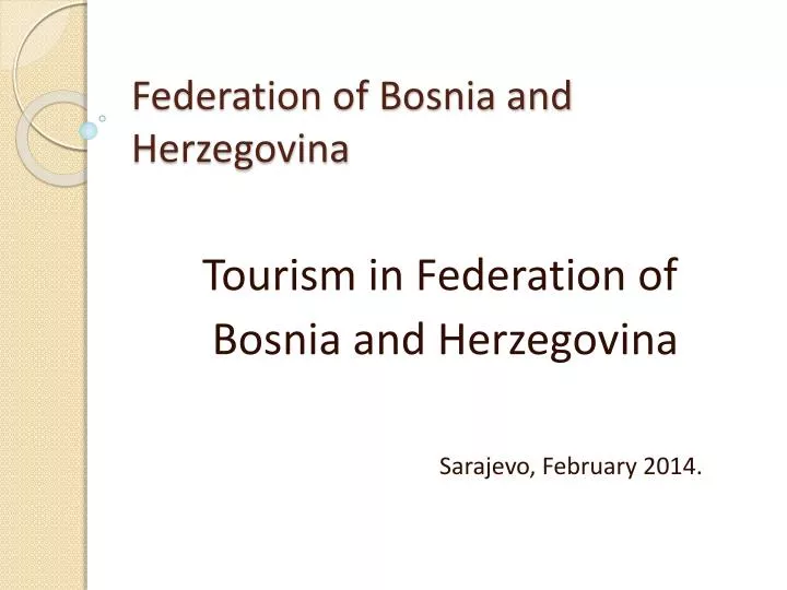federation of bosnia and herzegovina