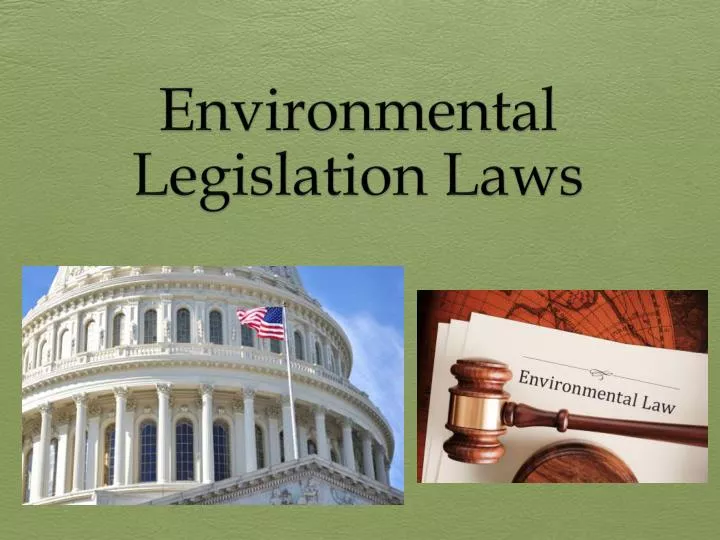 environmental legislation laws