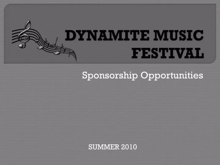 dynamite music festival