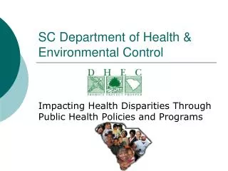 SC Department of Health &amp; Environmental Control