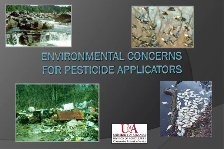 environmental concerns for pesticide applicators