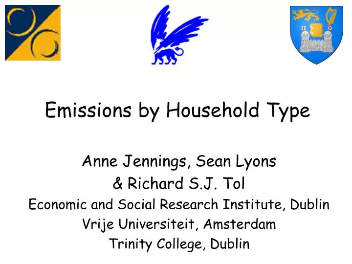 emissions by household type