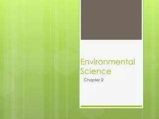 Environmental Science