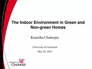 The Indoor Environment in Green and Non-green Homes