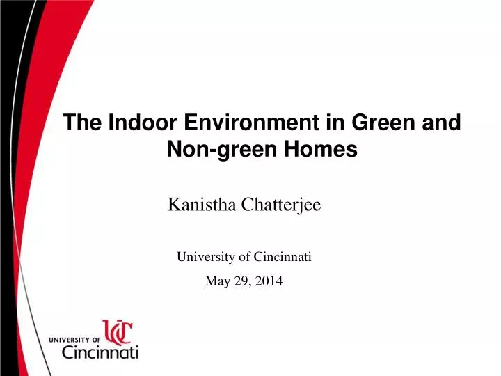 the indoor environment in green and non green homes