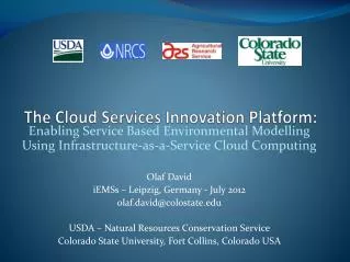 The Cloud Services Innovation Platform: