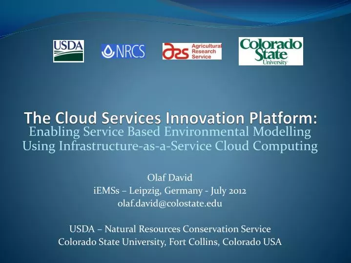 the cloud services innovation platform