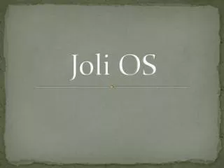 joli os