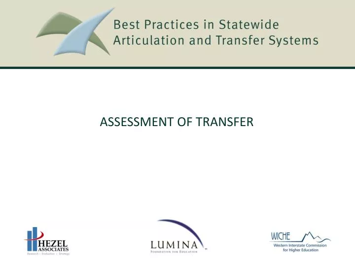 assessment of transfer