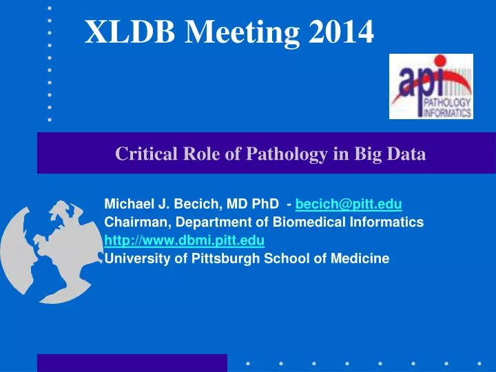 critical role of pathology in big data