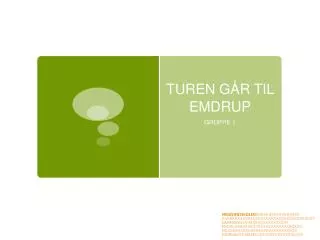 turen g r til emdrup