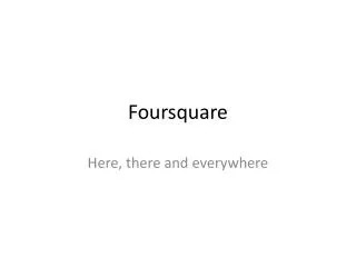 Foursquare