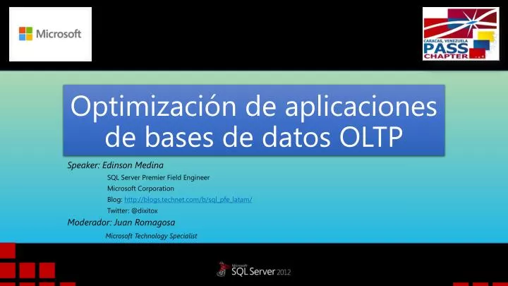 optimizaci n de aplicaciones de bases de datos oltp