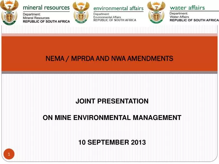 nema mprda and nwa amendments