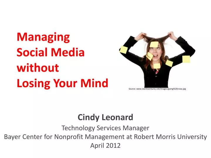 managing social media without losing your mind