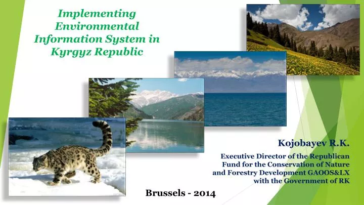 implementing environmental information system in kyrgyz republic