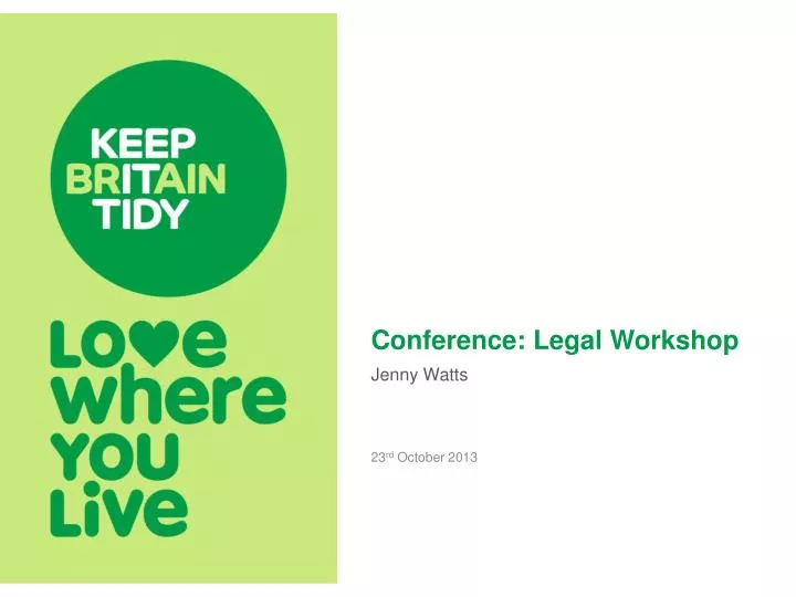 conference legal workshop