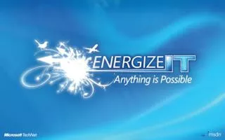 Energize IT Action Plan