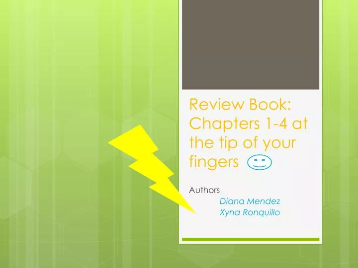 review book chapters 1 4 at the tip of your fingers