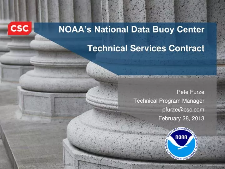 noaa s national data buoy center technical services contract