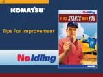 Limiting Idle Time: Key Steps for Improved Engine Efficiency and Longevity - slide 1