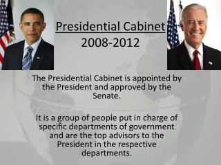 Presidential Cabinet 2008-2012