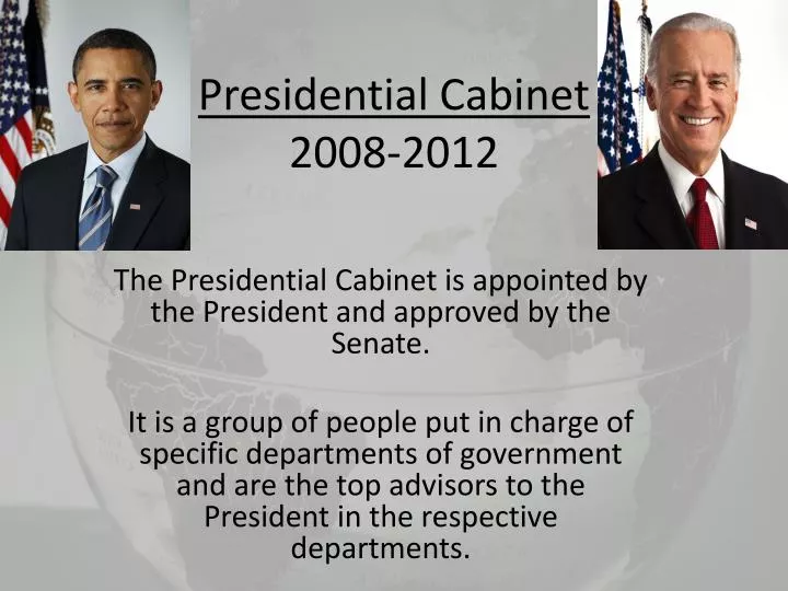 presidential cabinet 2008 2012