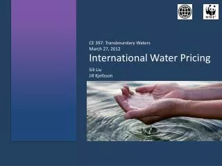 International Water Pricing