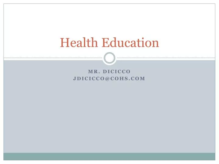 health education