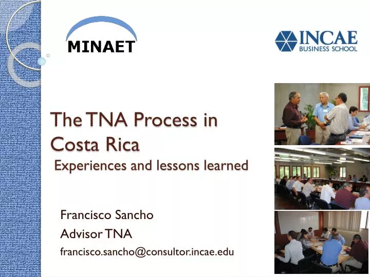 the tna process in costa rica experiences and lessons learned