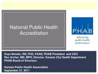 National Public Health Accreditation