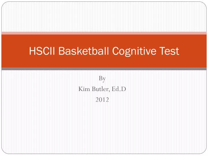 hscii basketball cognitive test