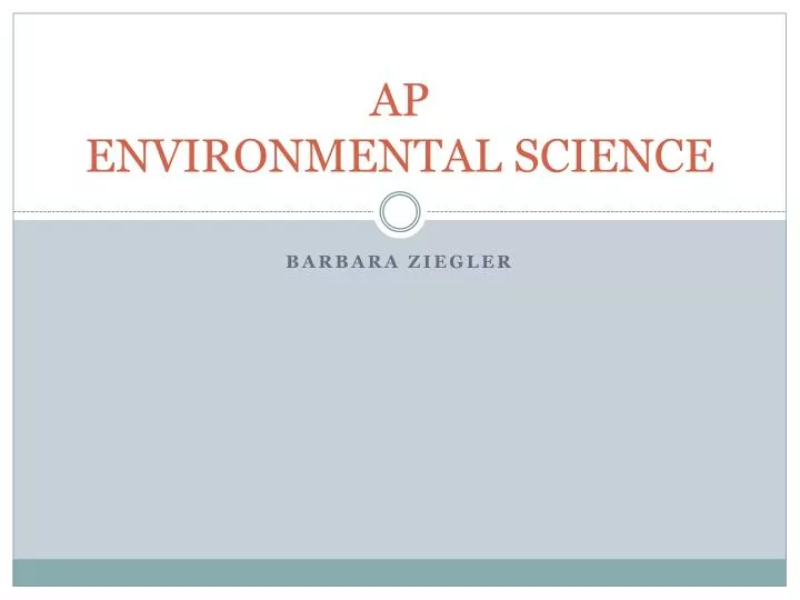 ap environmental science