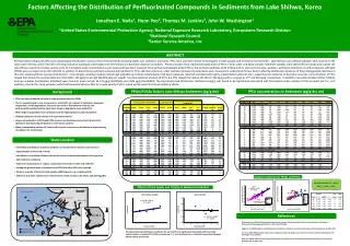 Factors Affecting the Distribution of Perfluorinated Compounds in Sediments from Lake Shihwa, Korea