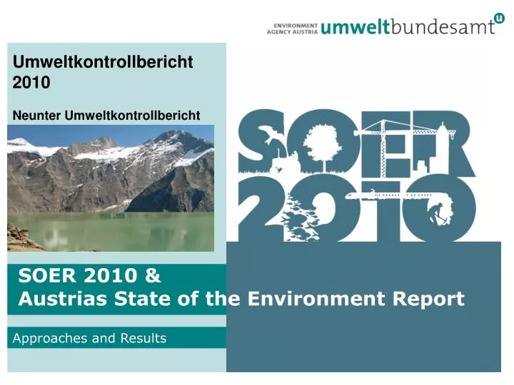 soer 2010 austrias state of the environment report