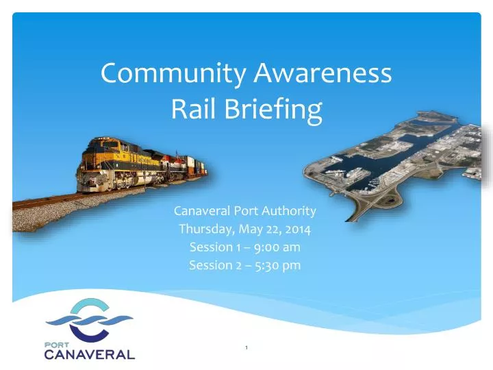 community awareness rail briefing