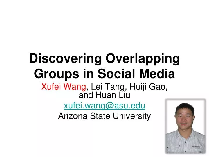 discovering overlapping groups in social media