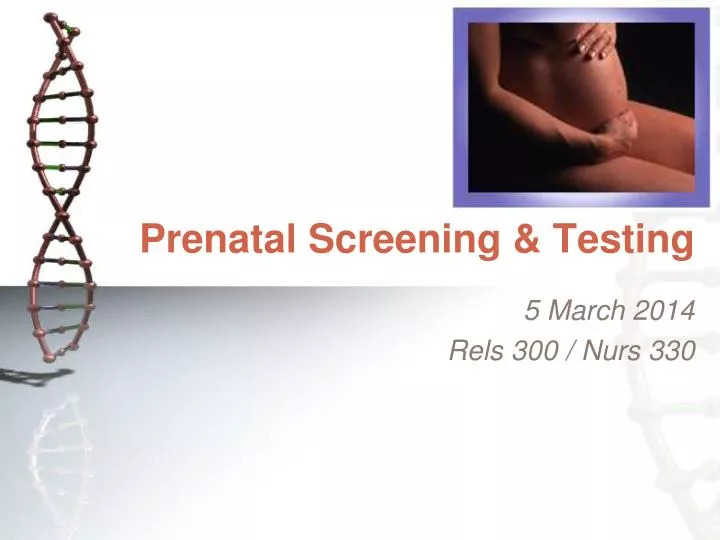 prenatal screening testing