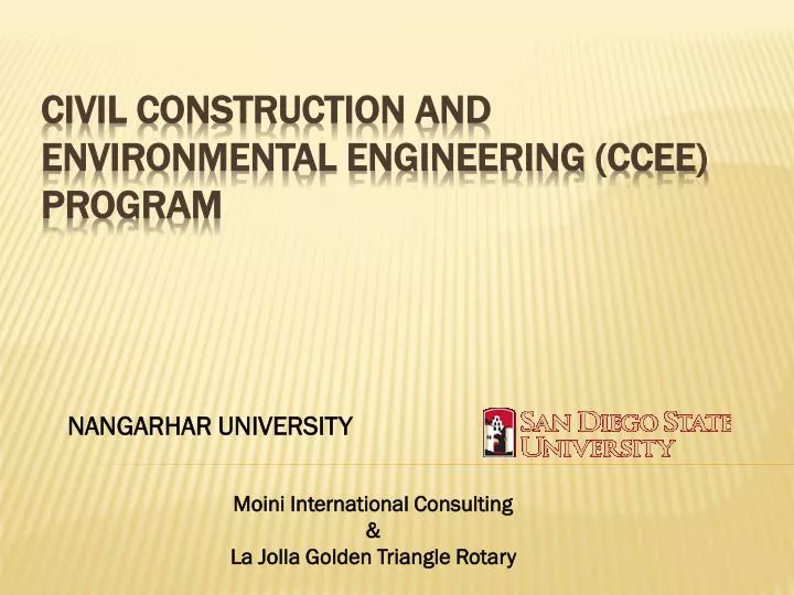 civil construction and environmental engineering ccee program