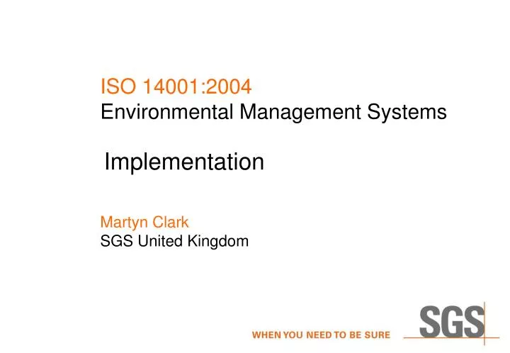 iso 14001 2004 environmental management systems