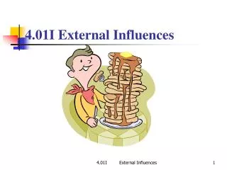 4.01I External Influences