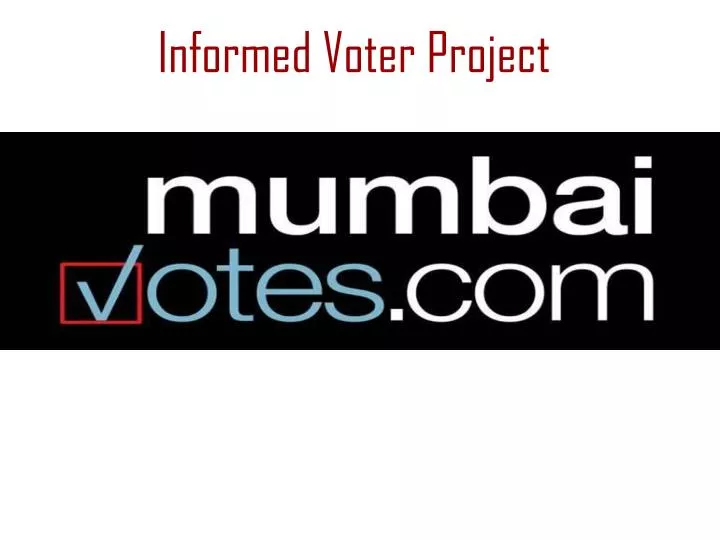 informed voter project