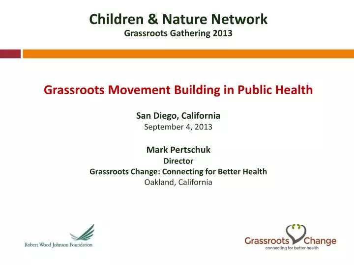children nature network grassroots gathering 2013