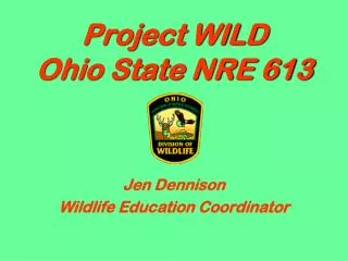 Project WILD Ohio State NRE 613