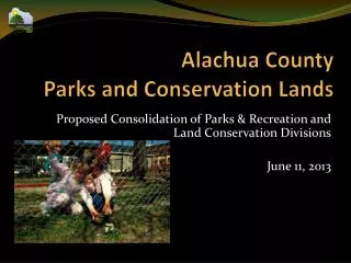 Alachua County Parks and Conservation Lands