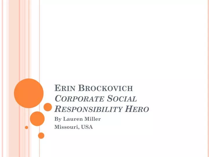 erin brockovich corporate social responsibility hero