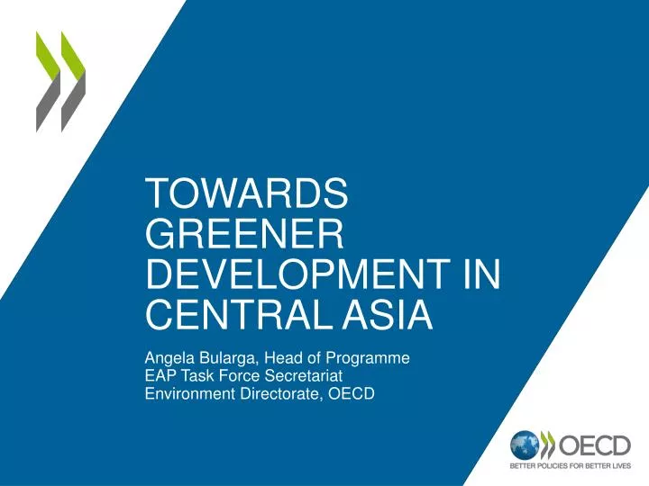 towards greener development in central asia
