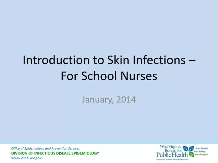 introduction to skin infections for school nurses